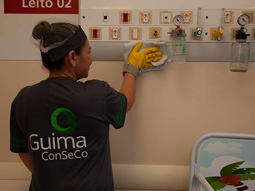 Limpeza hospitalar da Guima