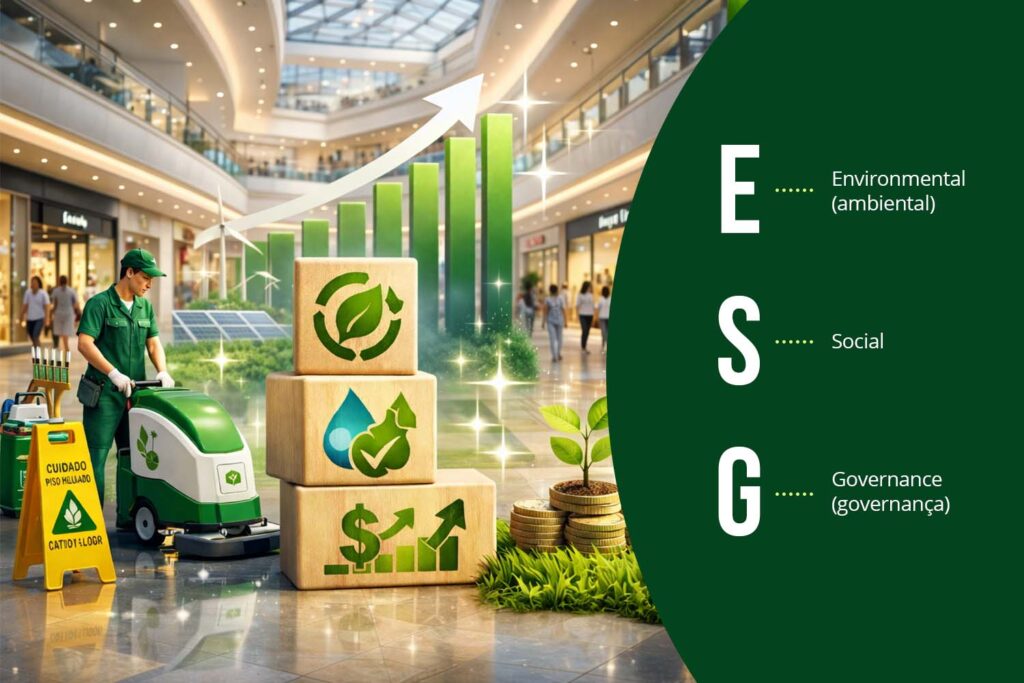 img1 - ESG em facilities: como práticas de limpeza sustentável valorizam o metro quadrado de condomínios e shoppings